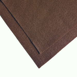 Trucraft - Premium Craft Felt - A4 Sheets - Brown - Pack of 4