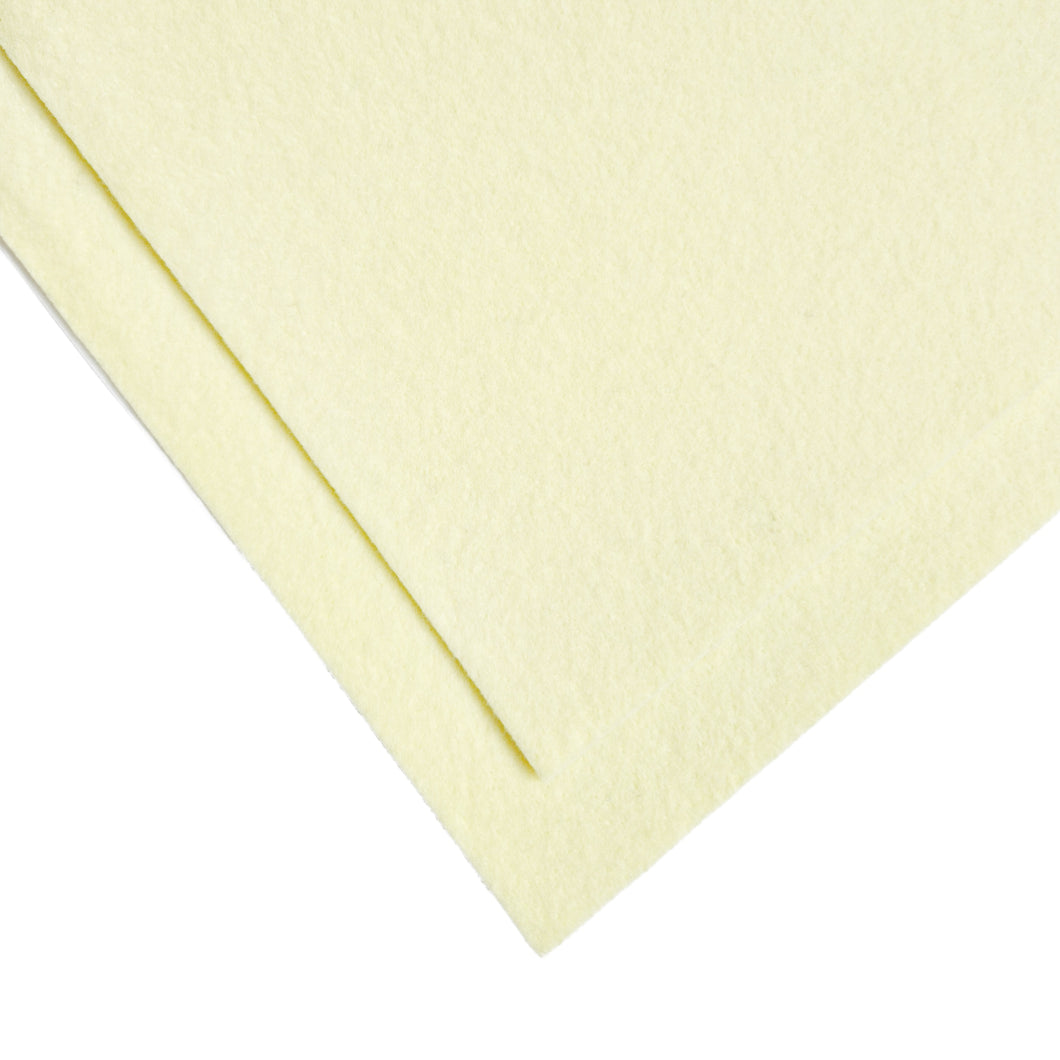 Trucraft - Premium Craft Felt - A4 Sheets - Cream - Pack of 4