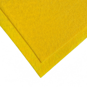 Trucraft - Premium Craft Felt - A4 Sheets - Canary Yellow - Pack of 4