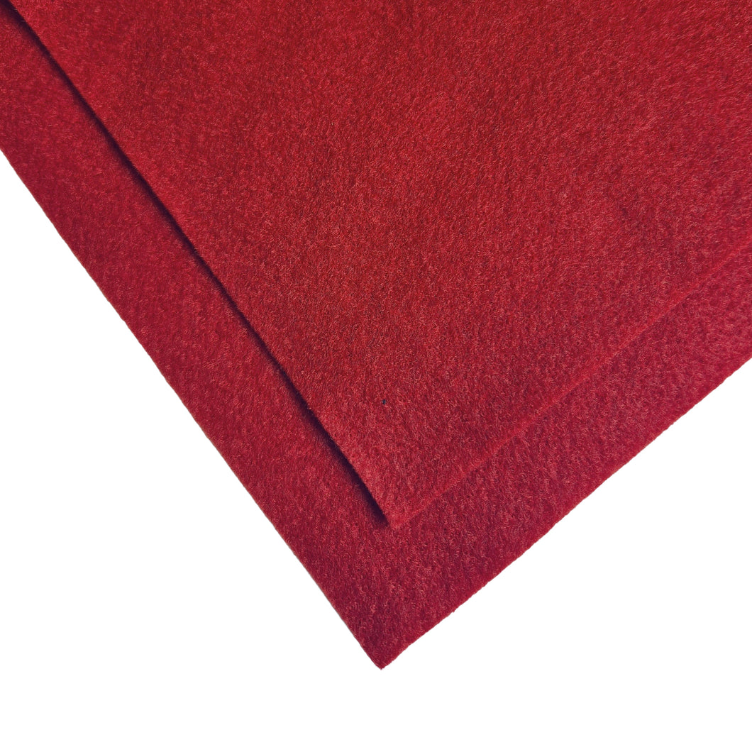 Trucraft - Premium Craft Felt - A4 Sheets - Claret Red - Pack of 4