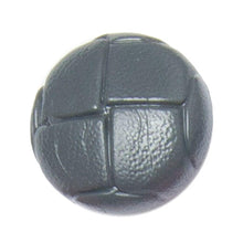 Load image into Gallery viewer, Trucraft - 15mm - Leather Look Football Shank Buttons - Pack of 5 - Grey
