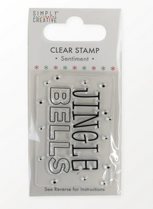 Simply Creative - Jingle Bells - Clear Stamp - 7cm x 4.5cm