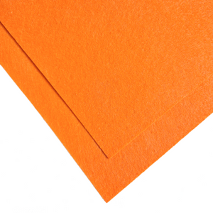 Trucraft - Premium Craft Felt - A4 Sheets - Orange - Pack of 4