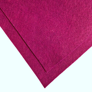 Trucraft - Premium Craft Felt - A4 Sheets - Raspberry - Pack of 4