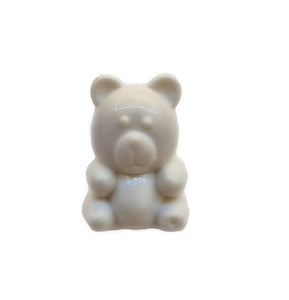 Trucraft - White Teddy Bear Shank Buttons - 15mm - Pack of 5