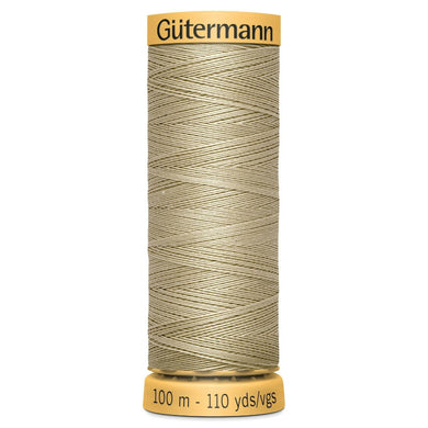 www.thecraftshop.net Gutermann 100% Natural Cotton Sewing Thread - 100m - Col. 1017 Classic Beige