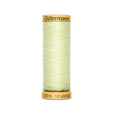 www.thecraftshop.net Gutermann 100% Natural Cotton Sewing Thread - 100m - Col. 128 Tea Green