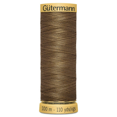 www.thecraftshop.net Gutermann 100% Natural Cotton Sewing Thread - 100m - Col. 1335 Tawny