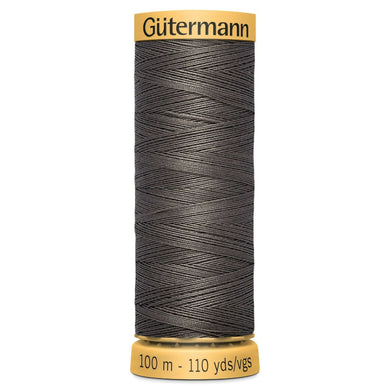 www.thecraftshop.net Gutermann 100% Natural Cotton Sewing Thread - 100m - Col. 1414 Mouse Grey