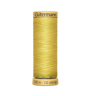 www.thecraftshop.net Gutermann 100% Natural Cotton Sewing Thread - 100m - Col. 548 Canary Yellow