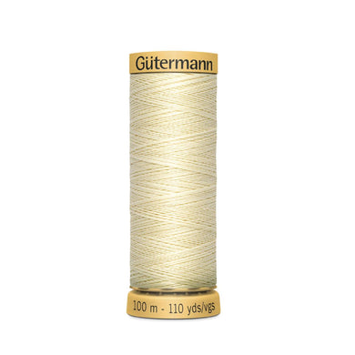 www.thecraftshop.net Gutermann 100% Natural Cotton Sewing Thread - 100m - Col. 919 Natural