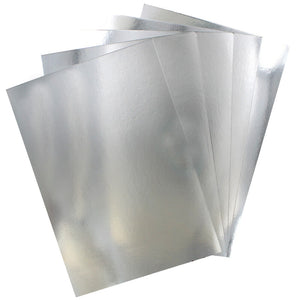 Dovecraft - Premium Mirror Card - SILVER - 240gsm - 10 x A4 Sheets